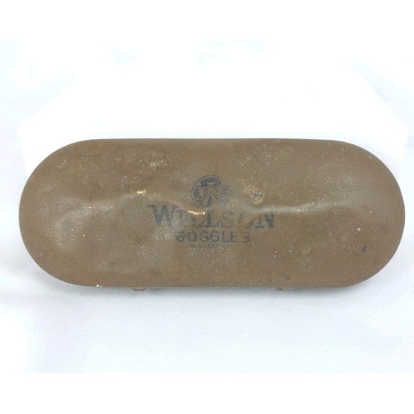 Vintage Willson Safety Motorcycle Goggles Original Tin CASE ONLY - Picture 1 of 6